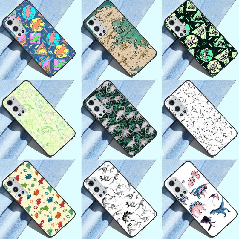 Skeleton Dinosaur Pattern Funda For OnePlus 10T 8T 9RT 12 13 13R 11 9 10 Pro OnePlus Nord 4 CE 2 3 Lite N20 N30 Case