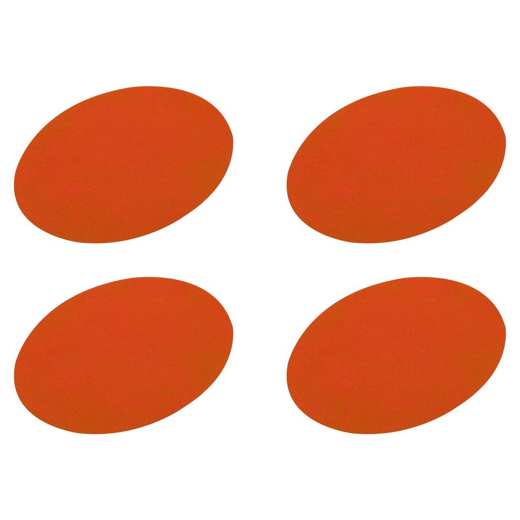 4 Pack Elbow Knee Iron-on Fabric Patches Repair Patches Oval for Clothing Repair Crafts Repair Kit Backpack Shoes Decoration