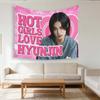 1 pièce Bannières de Concert SKZ Hyunjin Kpop Tournée 2026 Merch Drapeau de Fan Cadeau Anniversaire