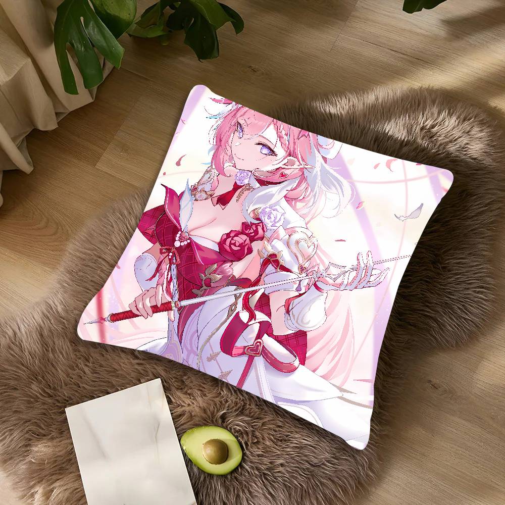 Hübsches heißes Mädchen Elysia Kissenbezug Kissenbezug Dekor Zuhause Sofawurfkissenbezüge Camping Kissenbezug Dekorationen