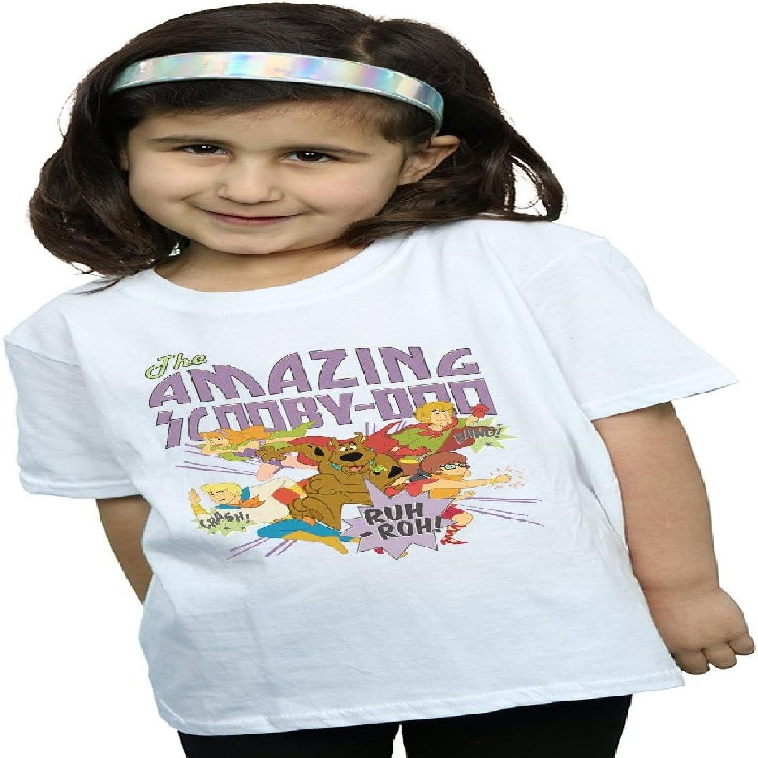 

Scooby Doo Girls The Amazing Scooby T-Shirt White 5-6 Years XXXXXL білий