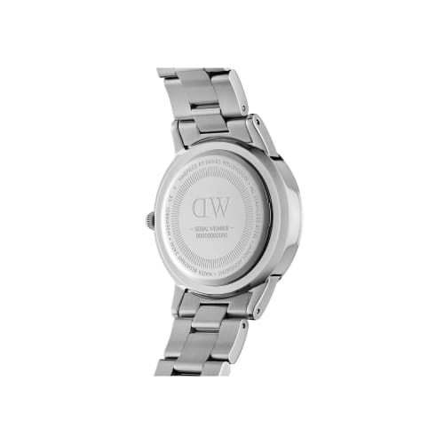 [Official Limited Edition/2-Year Warranty/Limited Edition] Daniel Wellington DW Iconic Link Pastel Capri Watch for Men and Women, 36mm, Blue Dial, Sil