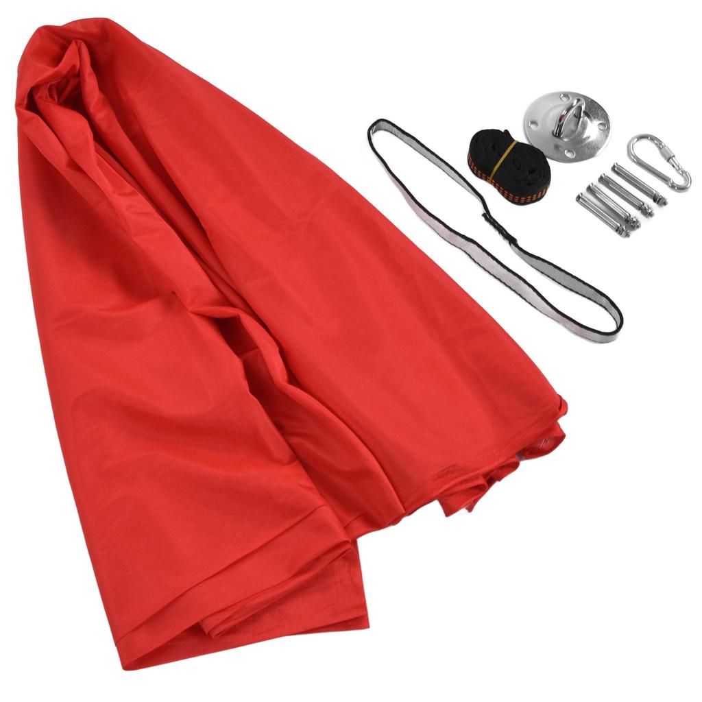 Children Stretch Hammock 1.5m Red Elasticity Learning Skills Get Life Relaxation Comfortable