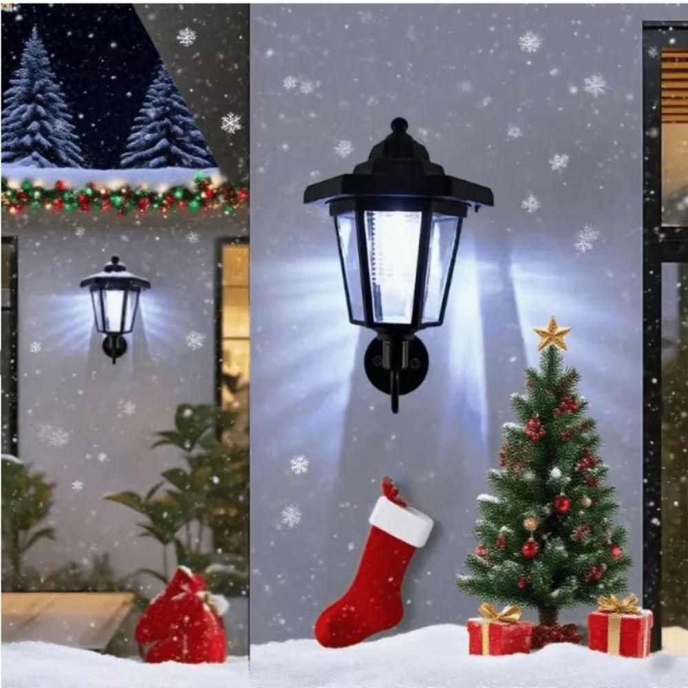 Waterproof Solar Wall Light Solar Energy LED Wall Lamp Modern Style Wall Sconce Yard Light