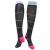 1 Pair Sports Pressure Stockings Elastic Calf Care for Running and Riding Mountaineering S M Black Flash