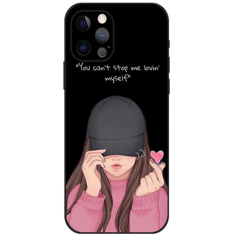 For iPhone 12 Pro Case iPhone12 Pro Bumper Silicon TPU Soft Phone Cover For iPhone 12 Pro Max / 12 Mini Case Cartoon Funda 12Pro