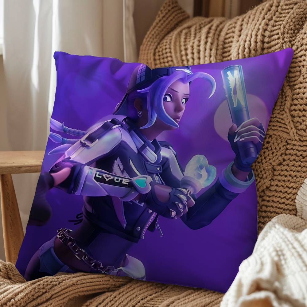 game Jetpack Cat Sombra Overwatch Pillow Case Office Cushions Suitable For Sofa Car Bedroom Decorative Cushion Cover