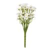 6Pcs Artificial White Daisies Realistic Fake Flower Branch Home Office Wedding Party Table Centerpiece Indoor Outdoor Faux Bloom Plants Decoration