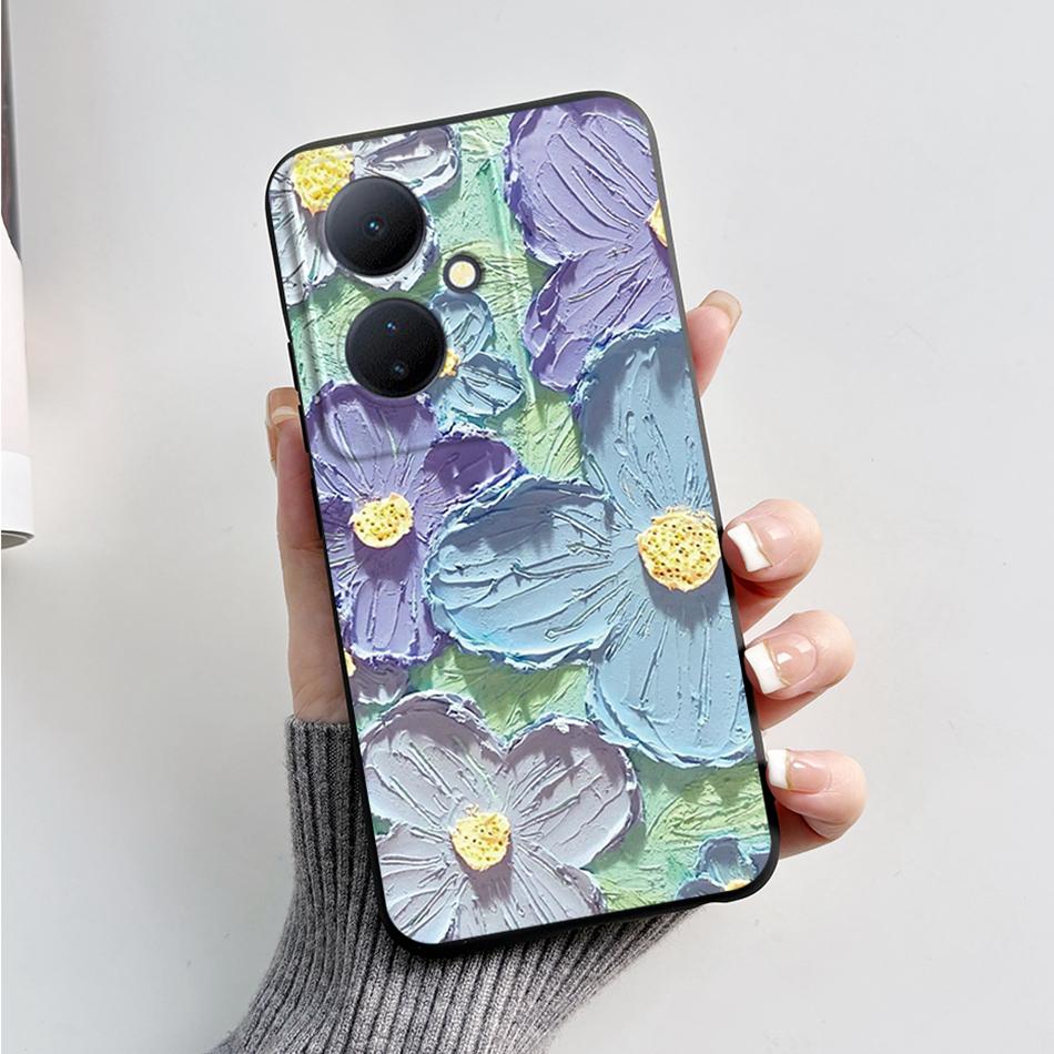 For Vivo V29 Lite 5G Case VIVOY78 Y 78 6.78'' Soft Cartoon Bear Frog Silicone Back Covers For Vivo Y78+ V29 Lite 5G Phone Cases