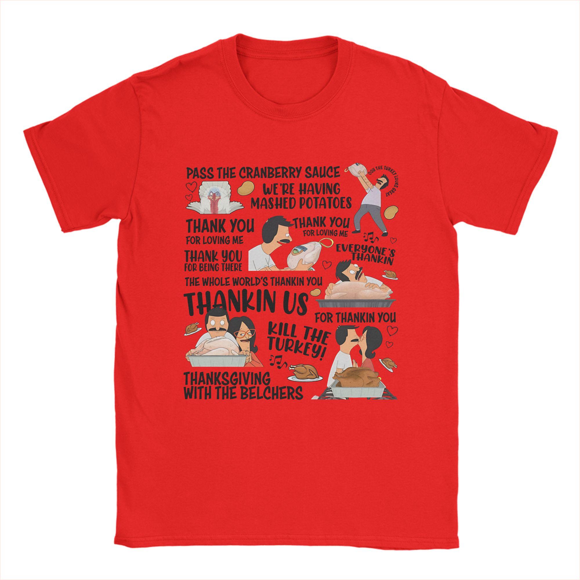 Bob Burgers Bobs Burgers Unisexs T Shirts Funny Tees Short Sleeve Crew Neck TShirt Cotton 6XL Tops S