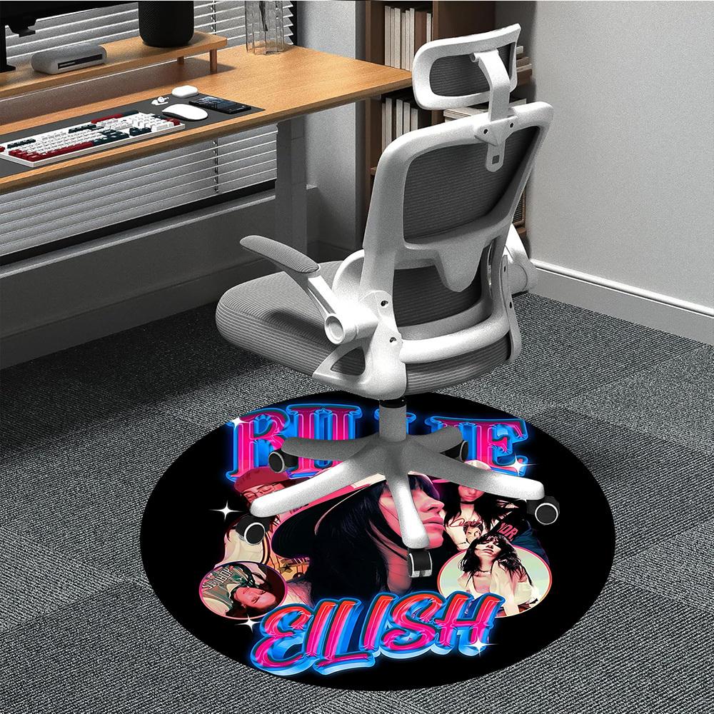 

1pc BILLIE EILISHChair Carpet for Office, Non-slip, Soft and Durable Office Rug for Interior Decoration, Perfect for Office yy250925229 80cm by 80cm