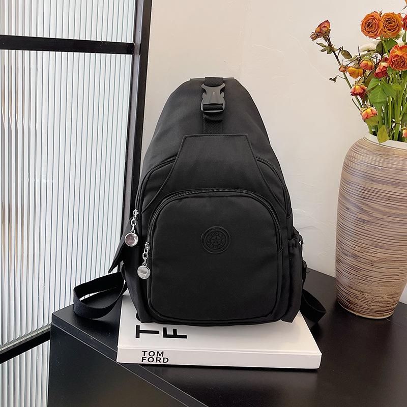 

Новая нагрудная сумка, рюкзак, наплечная сумка-мессенджер, сумка тройного назначения, многофункциональный рюкзак, многослойная повседневная и легкая сумка. чёрный