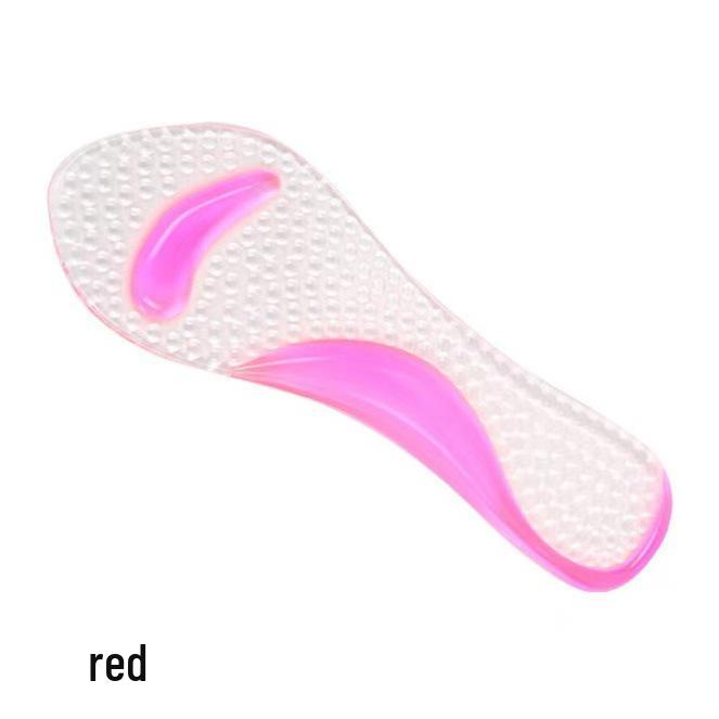 Clear Arch Support Gel Pads: Seven-Point Metatarsal Shock Absorption Insoles for High Heels and Flat Feet