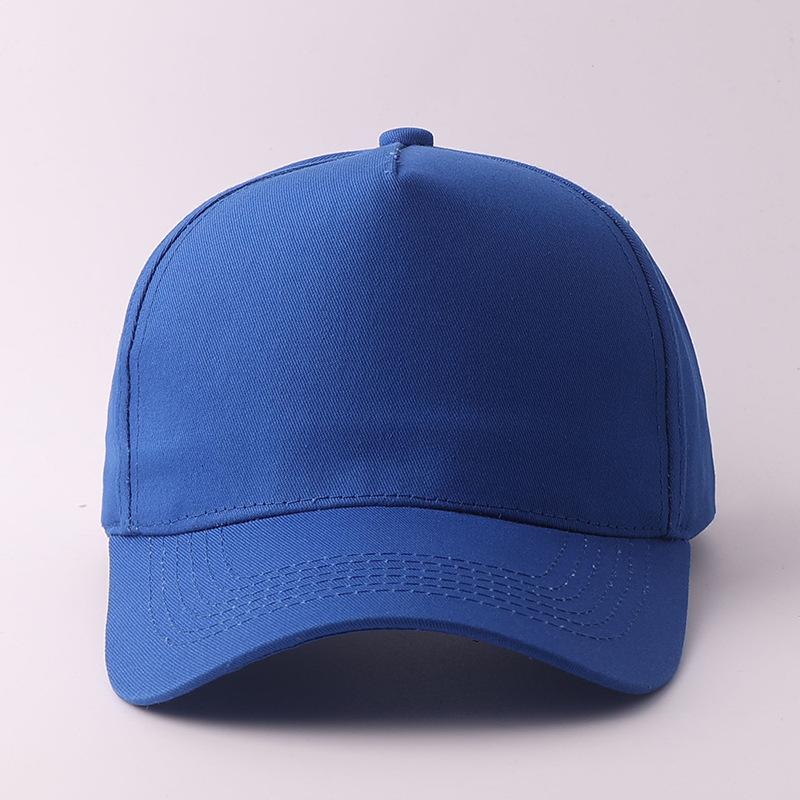 Promotional Peaked Cap Five-piece Light Board Embroidery Printing Solid Color Baseball Cap Outdoor Casual Hat