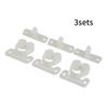3pc Door Roller Latch Catch ABS Plastic Caravan Roller Catch Cabinet Door Drawer Ball Latch Closing Lock Door Cabinet Latch