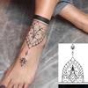 1 Sheet Halloween Cross Moth Wings Temporary Tattoos For Adult Hands Neck, Temp Fake Tattoo Sticker Long Lasting Realistic Tatoo