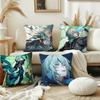 Game Anaxa Honkai Star Rail Cushion Cover Pillow Cover Decoration Room Home Sofa Living Office Car Nordic Simplicity