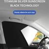 Double Sided Magnetic Car Curtain Magnetic Opaque Car Sun Shade Car Side Window Curtain  Sedan