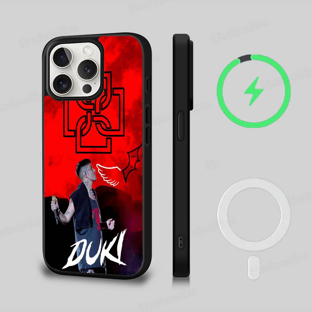 Fashion Rapper DUKI Magnetic Wireless For Phone Case For IPhone 17 16 15 14 13 12 11 Pro Max Plus Mag Phone Cover