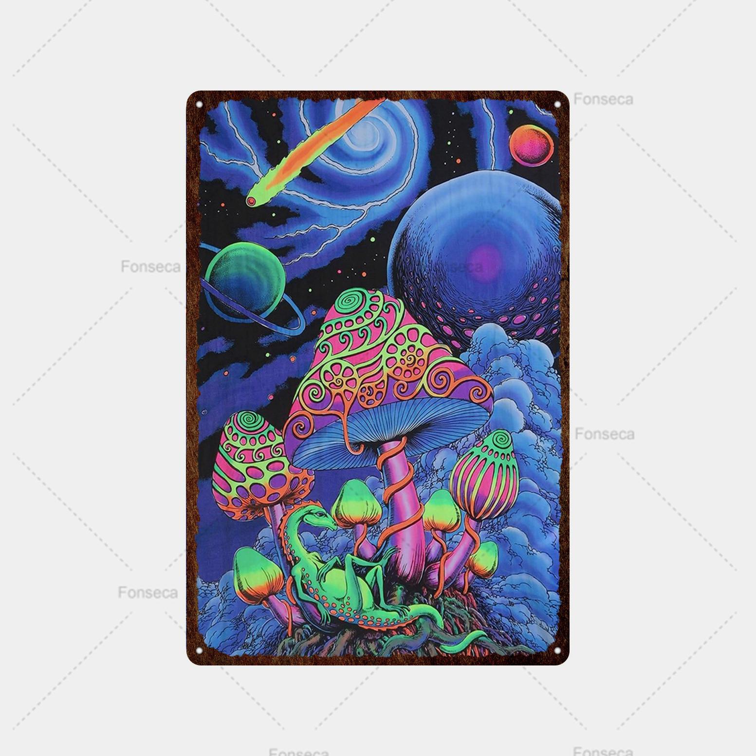 

Цветная странная планета, металлическая вывеска, ретро жестяная вывеска, металлический ретро-бар, ретро украшение стены, бар, клуб, человек, отверстие, металлический плакат 20x30cm