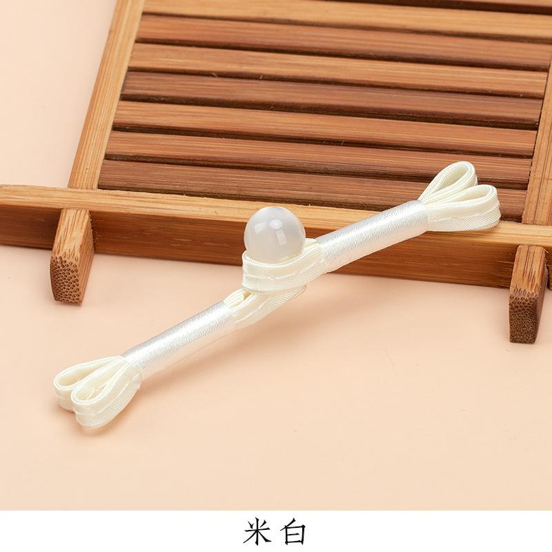 5 Pair Cheongsam Buckle Button Retro Dovetail Winding One-word Buckle Tang Clothing Hanfu Hand-woven Button Accessories