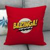 The Big Bang Theory Pillowcase Square Zipper Cotton Linen Pillow Cases Bedroom Home Office Decorative Pillowcase Wjy12.25