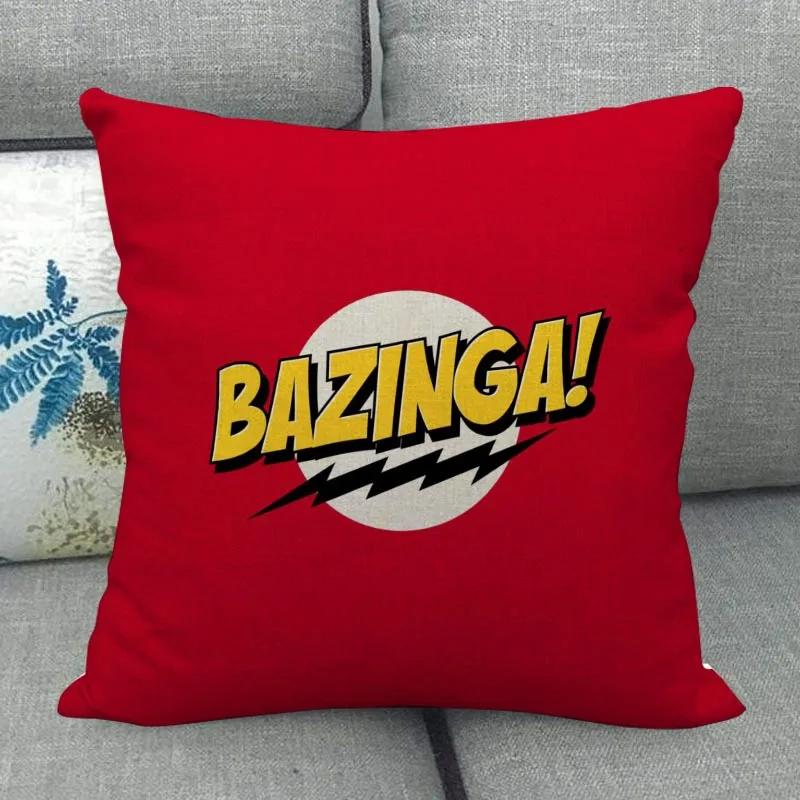 The Big Bang Theory Pillowcase Square Zipper Cotton Linen Pillow Cases Bedroom Home Office Decorative Pillowcase Wjy12.25