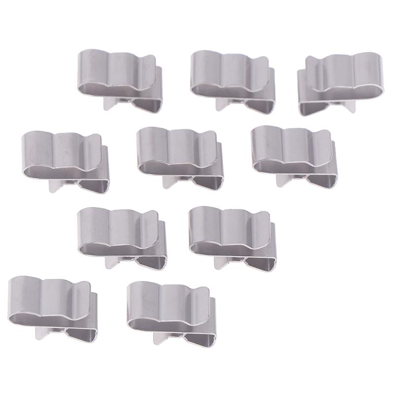 Fotovoltaik Sistemde PV Güneş Kablosu Tel Kurulumu İçin 10 Adet 304 Paslanmaz Çelik Güneş PV Kablo Klipsi/Kelepçe