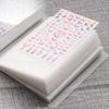 Blank Page Design Transparent Sticker Storage Book  Collecting Nail Stickers