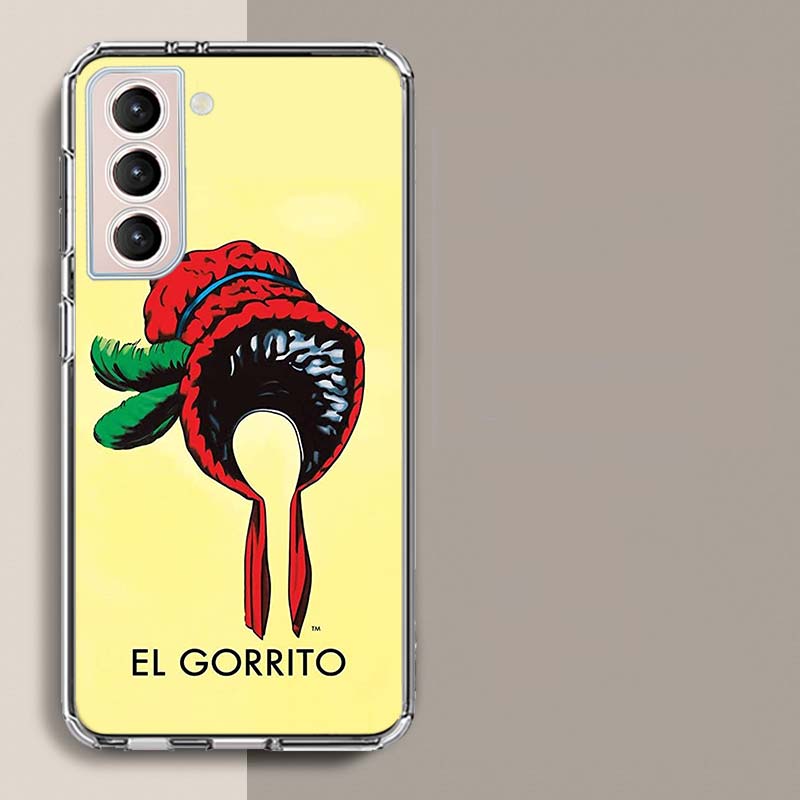 Mexican Bingo Loteria Phone Case For Samsung Galaxy S25 Edge S24 S23 FE S21 S20 S10 Plus S22 S26 Ultra Cover Clear Cases TPU Cap