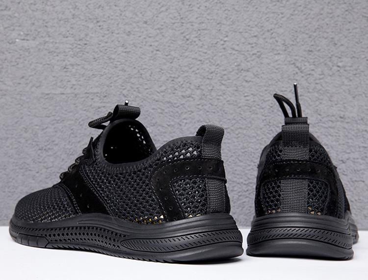 Men's Breathable Flyknit Casual Sports Shoes - Lightweight Mesh Design