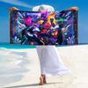 KDA Print Beach Towel, Large Soft Quick Dry Towel for Beach Camping Swimming
