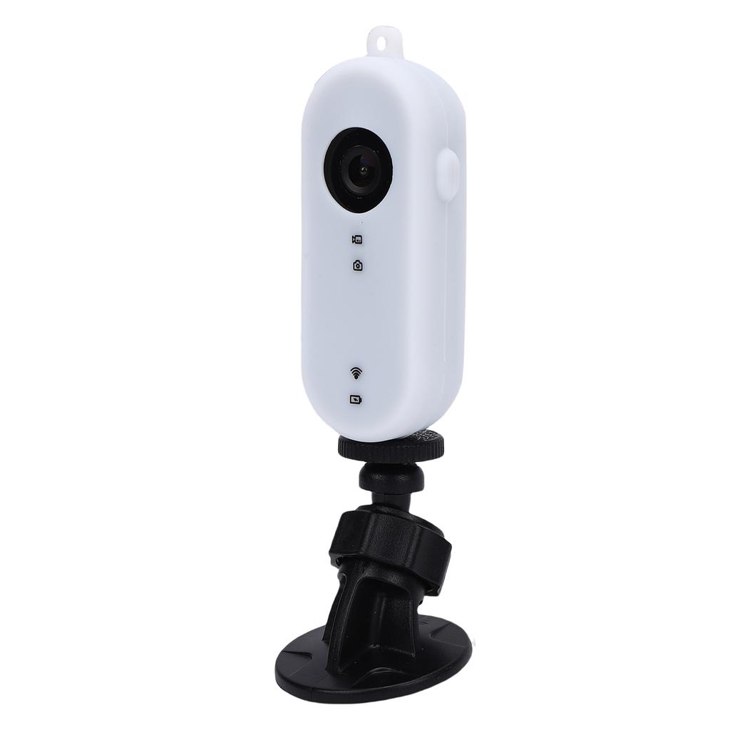 1080P Thumb Action Camera Wide Angle Portable Sports Action Camera with 64GB Memory Card Car Mount for Travel