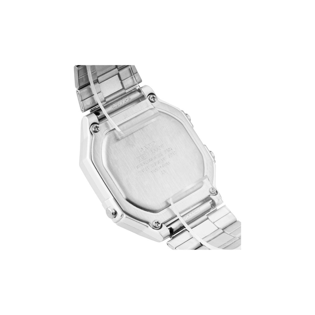 Casio Vintage Series Square Adjustable Watch Strap Quartz Movement Stainless Steel Band Men watches Black B650WD-1A