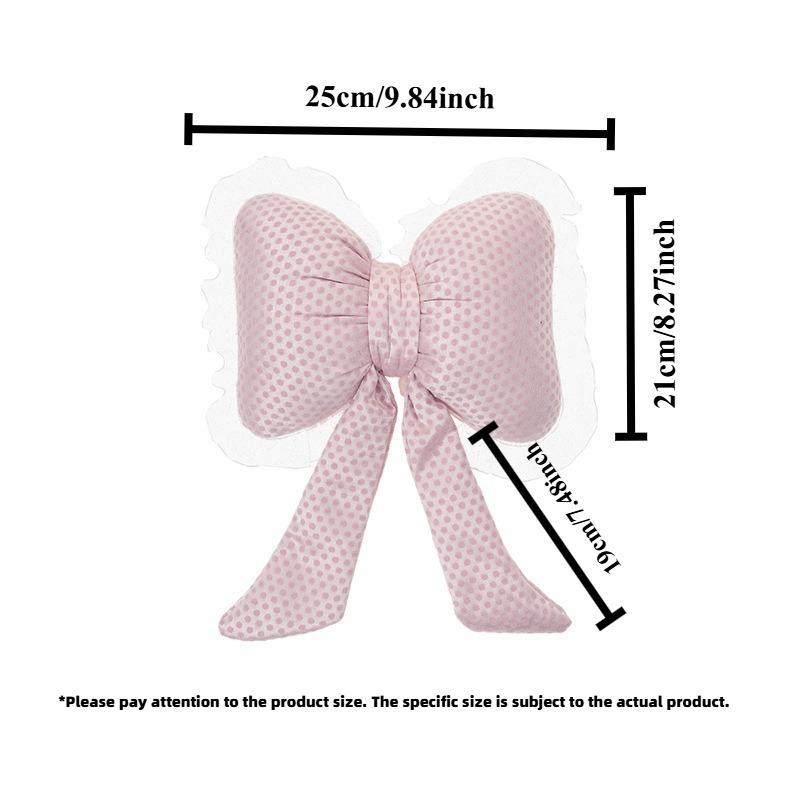 New car headrest waistrest lace polka dot car seat neck pillow cushion cute cushion