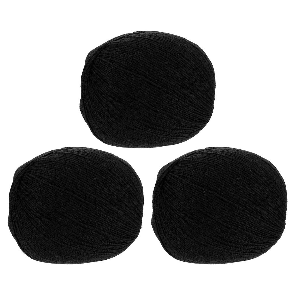 100% Wollgarn 4-fädiges Wollvlies Luxuriöses und weiches Garn Handgefärbtes Garn zum Handstricken Häkeln, 3,52 OZ, 306 Yard 3 Knäuel