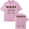 Pixies Koszulka Graficzna Stardust 2026 Trasa Światowa Codzienne Noszenie Koszulki z Nadrukiem Streetwear Damskie Męskie Codzienne Topy Letnia Bawełniana Koszulka