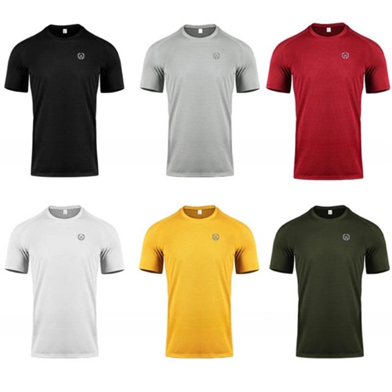 T-shirts de course pour hommes T-shirt de sport Hauts de fitness Vêtements de sport à séchage rapide Veste d'entraînement Vêtements de gym Maillots M L XL XXL 3XL 4XL