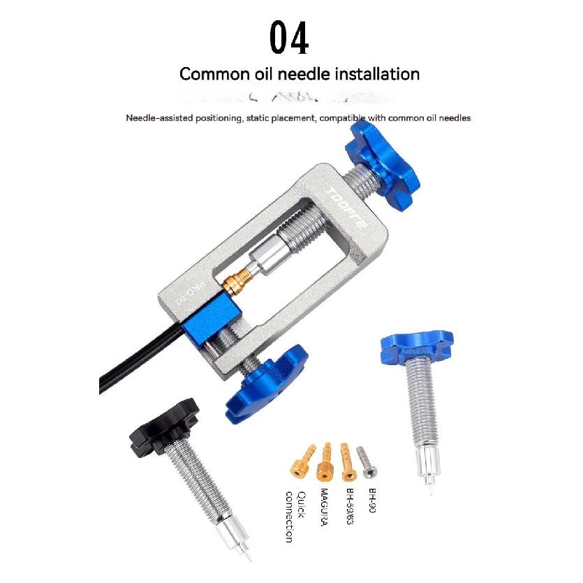 Bicycle Hydraulic Brake Bleed Kit Bike Oil Injection Tool For Brakes Hydraulic Hose Cutter For Bike T Handle Brake Bleeding