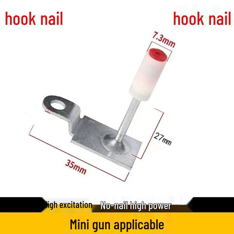 Compact Multi-Function Nail Gun with Integrated Fasteners