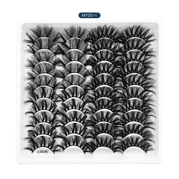 

Fluffy Double Eyelids Are Fluffy And Dense, Curled Mink Hair, And The False Eyelashes Are Thickened And Not Easy To Lose Eyelashes.