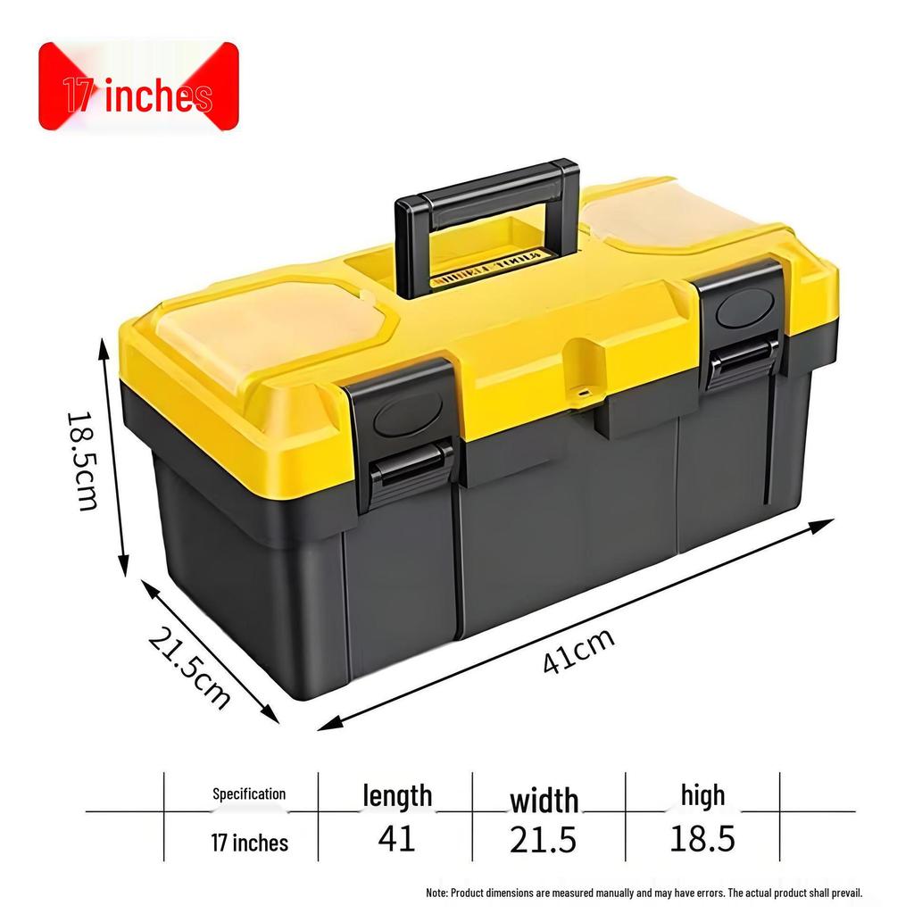 Multifunctional Toolbox: Portable, Large-Capacity Storage for Household and Industrial Hardware Tools