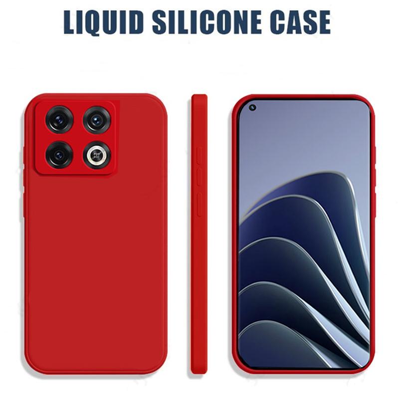 Luxury Square Liquid Silicone Phone Case For OnePlus 10 9 8 7 Pro 1+ 7T 8T 9R 9RT ACE Pro Soft Shockproof Bumper Back Cover Shell