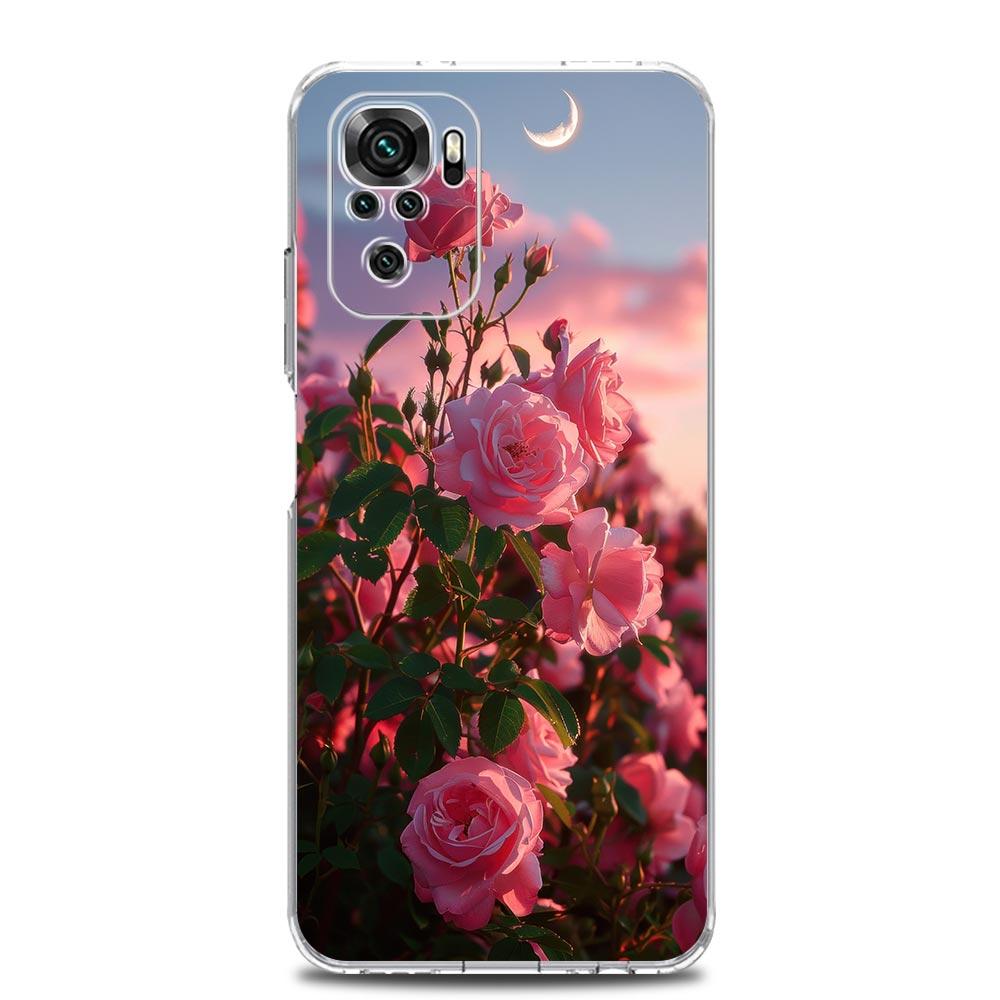 Beautiful Red Rose Flowers Phone Case For Xiaomi Redmi Note 15 14 13 12 4G 10 11 Pro Plus 5G 14C 13C 12C 10C Cover