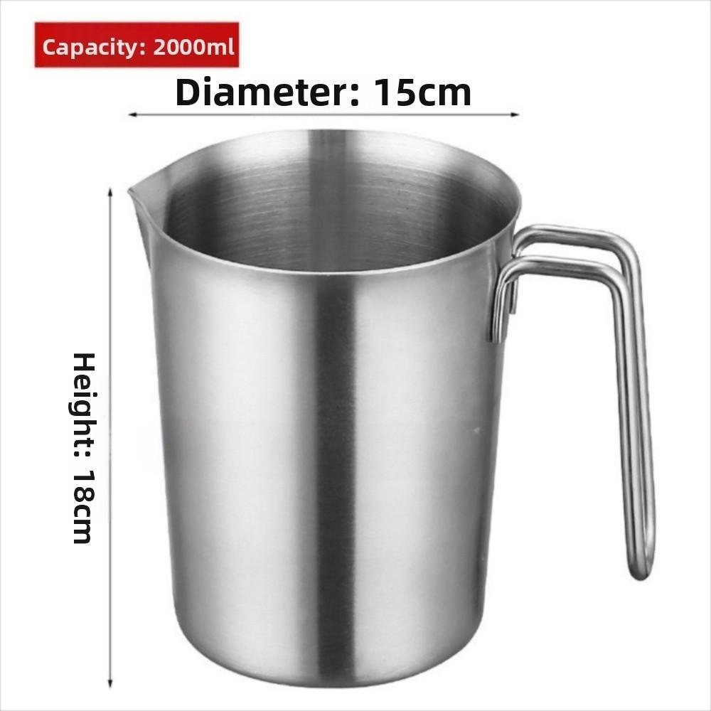 Thickened Laboratory Beaker Inner Scale Design Liquid Pull Flower Cup Measuring Cups Kitchen Tool