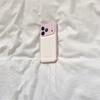 Apple 17 Pro Max Full Coverage Phone Case with Lanyard and Ink Splash Kitty Design for iPhone 16/15