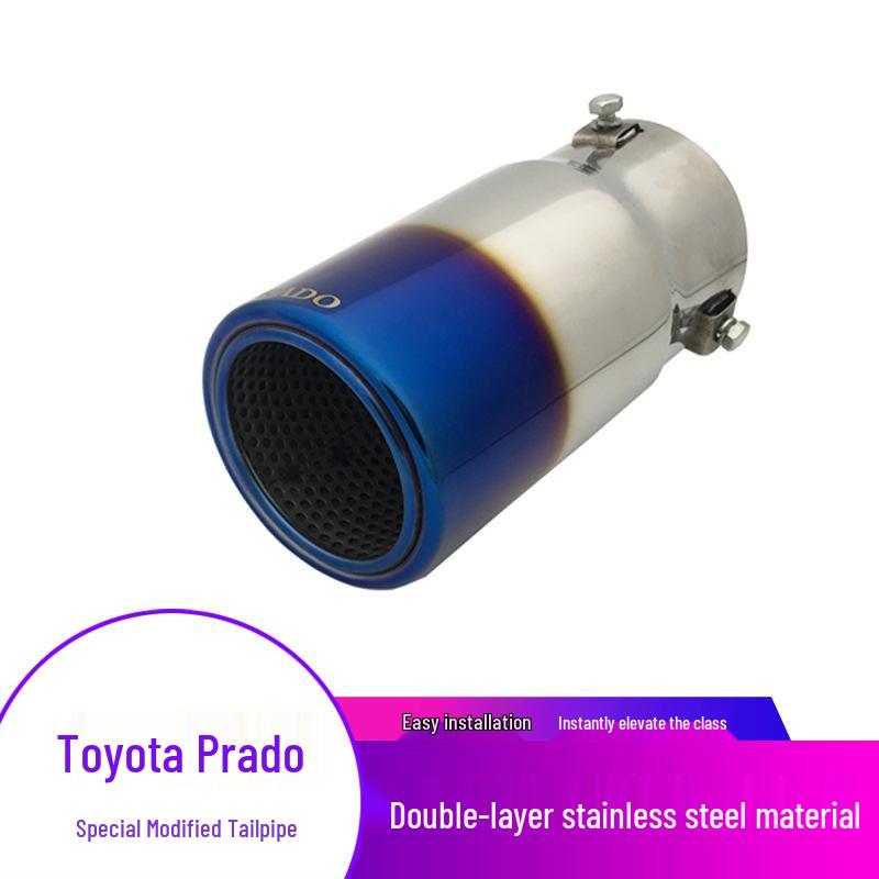 03-19 Toyota Prado 2700 Naher Osten 3.5 Endrohr Auspuffschalldämpfer Mod