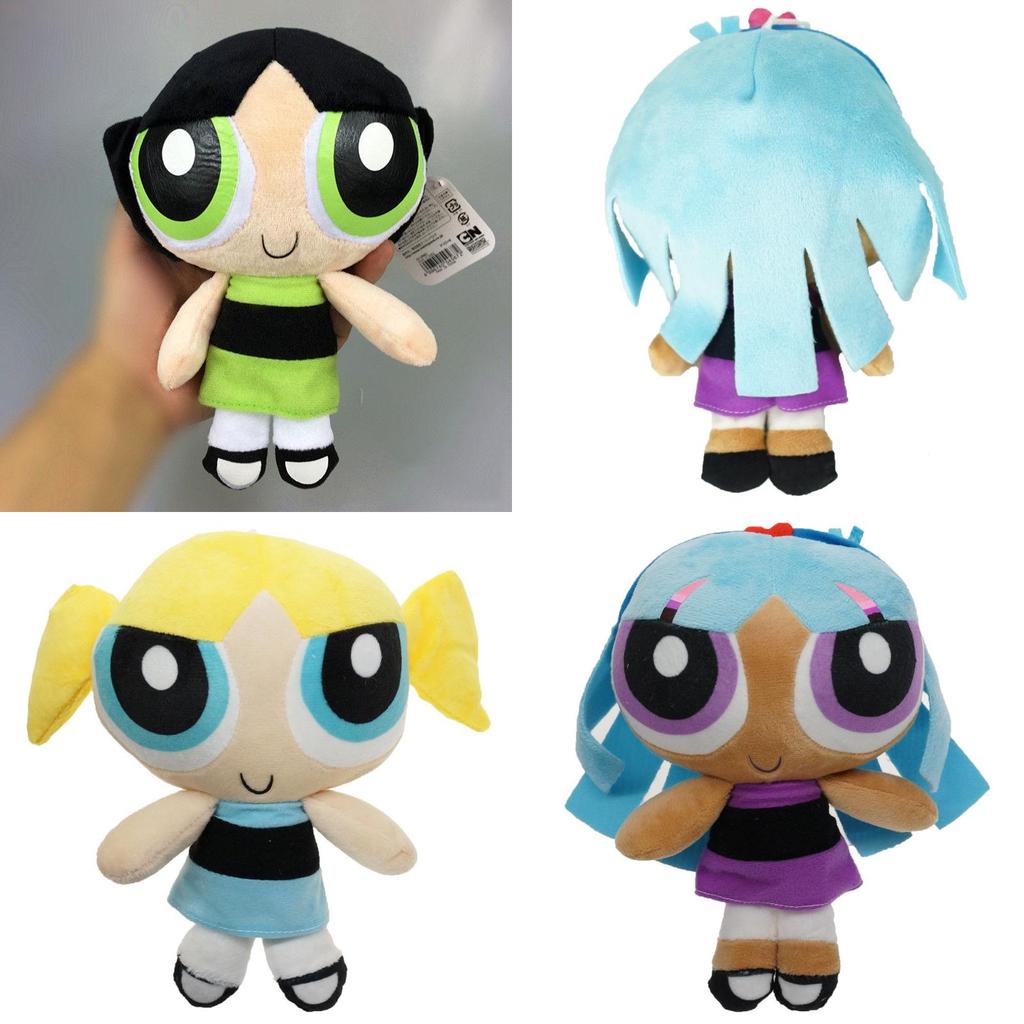 Plush Powerpuff Girls Dolls Colorful 20cm Cartoon Stuffed Toys For Teens**