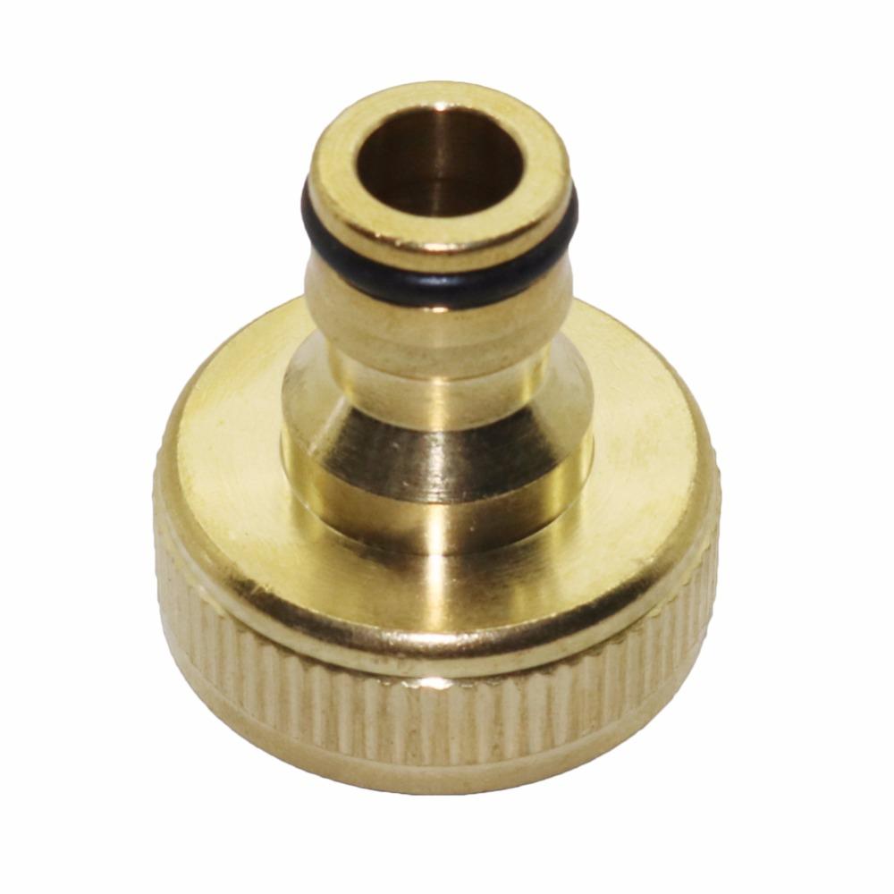 Copper 1''  inch female thread joint Garden Hose Tap Adaptor water systems irrigation  Car Wash  hose connectors fittings
