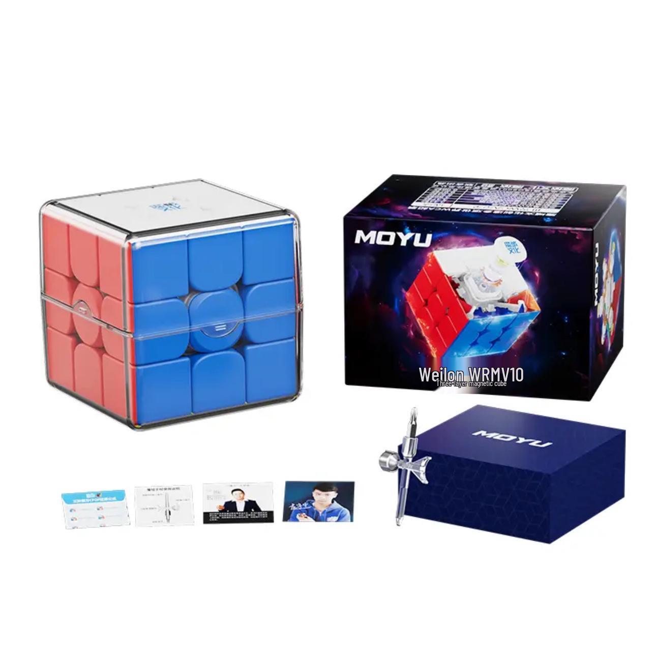 

Weilong WRM V10 Magnetic Levitation 3x3 Cube - Professional Speed Cubing Puzzle for Children